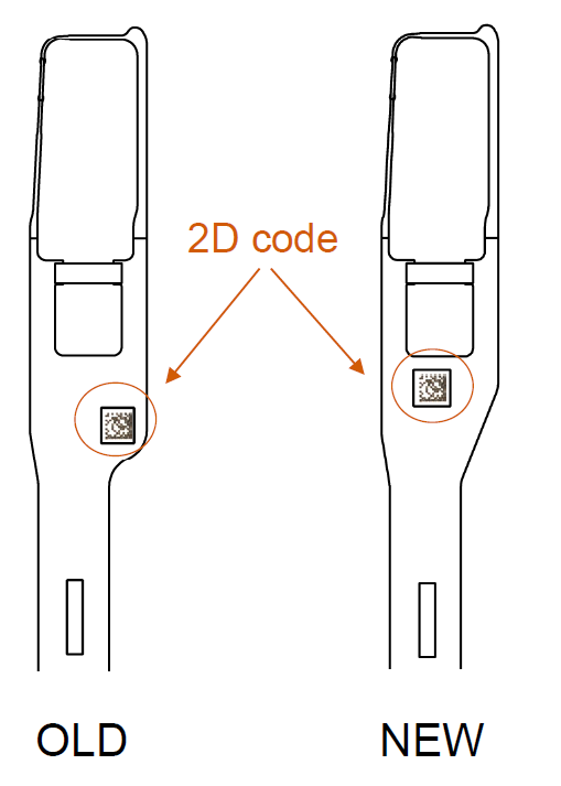 Vaisala Radiosonde RS41 - 2D code location