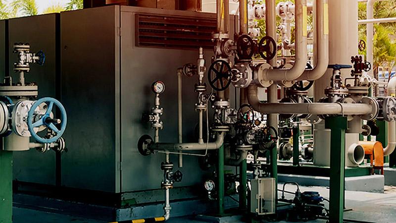 Compressed air station