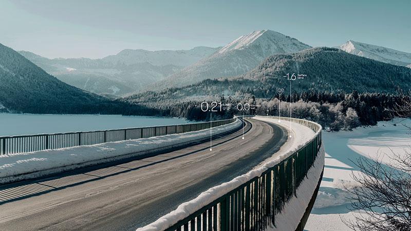 Bridge in winter