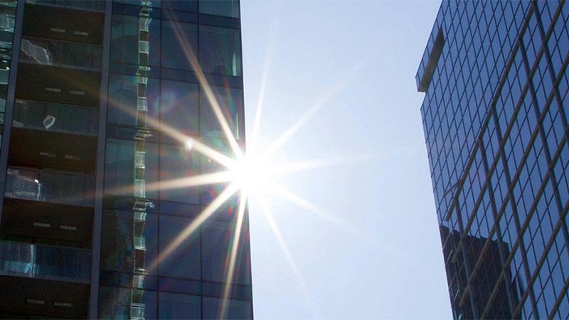 Skyscrapers in city