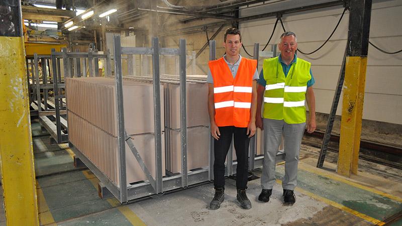 Isolava workers in warehouse