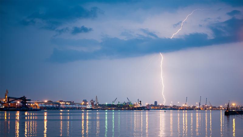 lightning near terminal