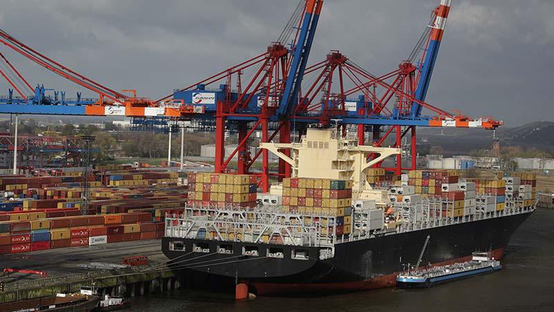 Ship at port