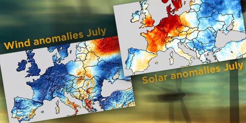 Wind and solar energy correlation maps