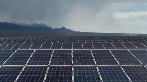 How should solar power plants prepare for the growing frequency of extreme weather events