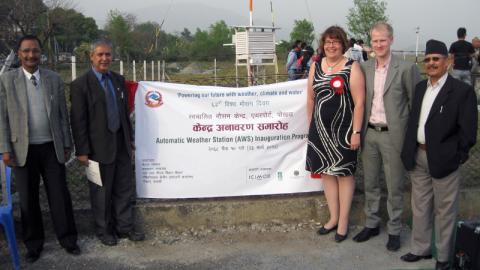 An inaugural session of the weather station was arranged in Pokhara on World Meteorological Day on 22nd March in 2012