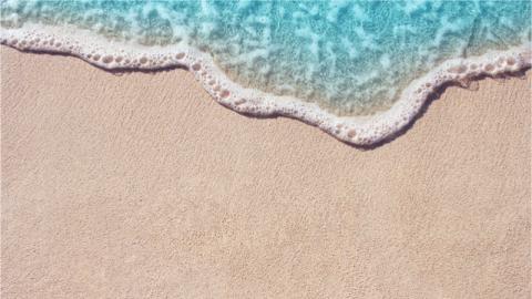 Beach and the sea 