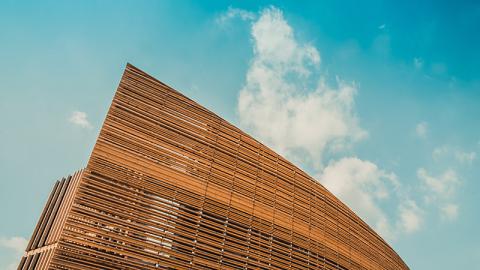 Un bâtiment en bois
