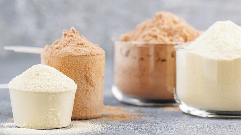 Protein shake powders