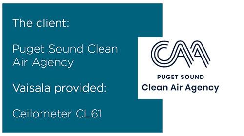 How the Puget Sound Clean Air Agency is gaining air quality insights and better informing the public with Vaisala ceilometers