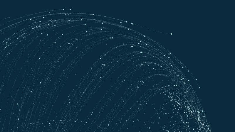 Blue particles