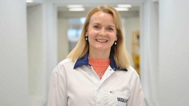 Portrait of Ulla Bogdanoff, Director of the Sensor Factory, Vaisala
