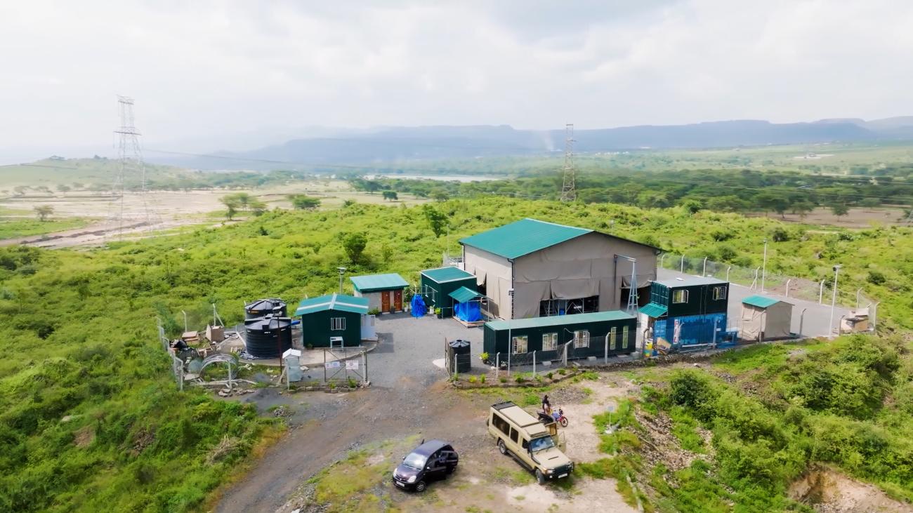 Octavia Carbon site, aerial shot