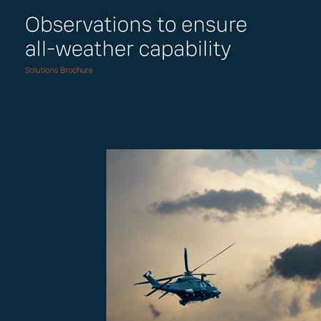 Observations to ensure all-weather cObservations to ensure all-weather capabilityObservations to ensure all-weather capabilityObservations to ensure all-weather capabilityapabilityObservations to ensure all-weather capability