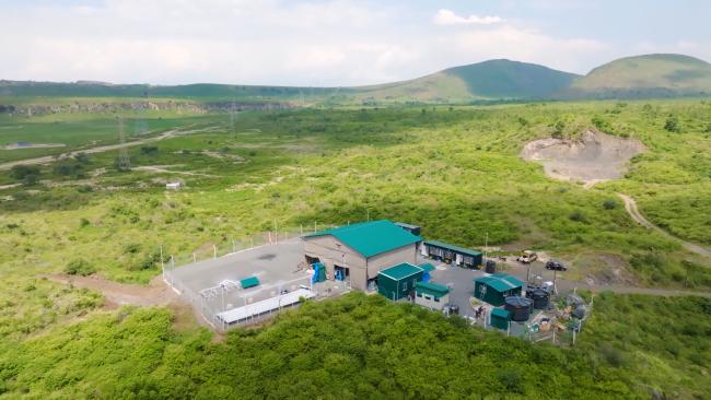 Octavia Carbon - Carbon Capture site in Kenya's rift valley, from Drone.