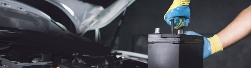 Changing the car lead acid battery