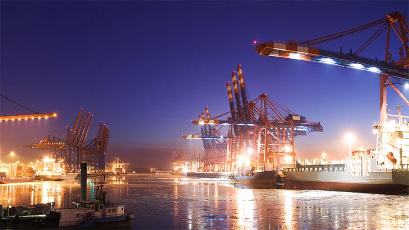 Ships at port